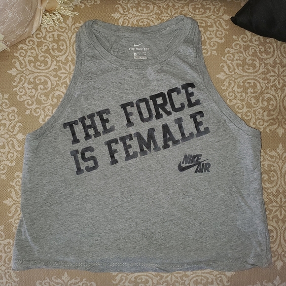the force is female nike tank